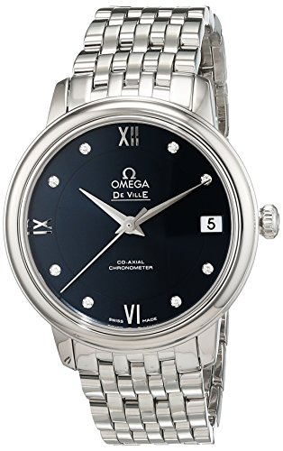 Omega Damen-Armbanduhr Analog Automatik Edelstahl 42410332053001